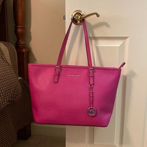 Michael Kors Tote  RARE!  Deep Pink